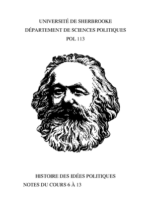 Travail de session Histoire des idées politiques - École de politique ...