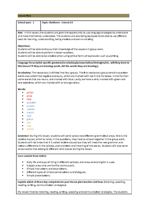 [Solved] Describe 3 reasons why lexical chunks are important - Engelska ...