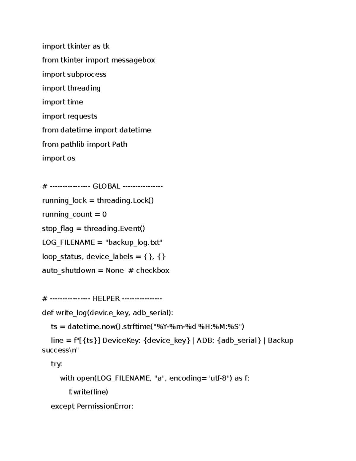 Autope - TTQT: ADB Device Management and Automation Script - Studocu
