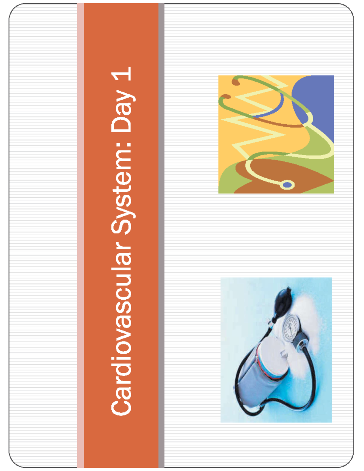 Cardiovascular System Study Notes for Final Exam (Course Code: CVS101 ...