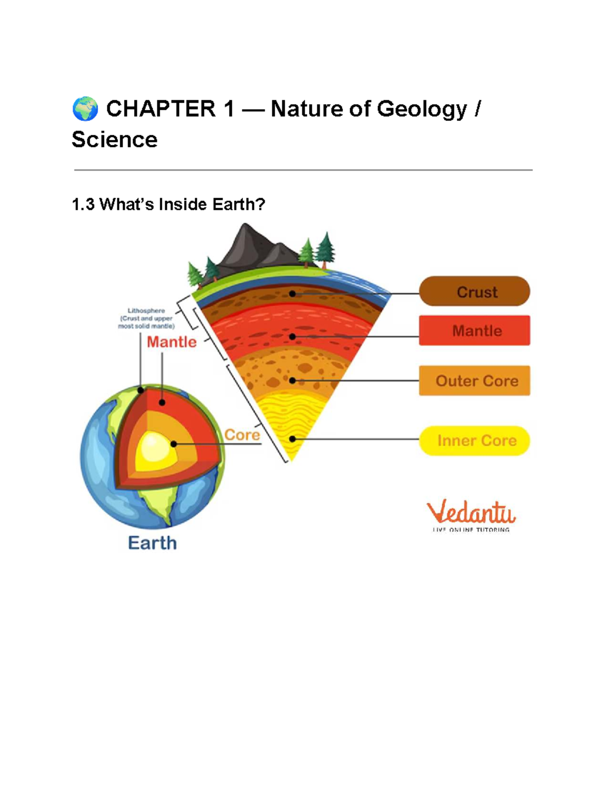 Geology 101: Chapter Notes on Earth's Structure and Processes - Studocu