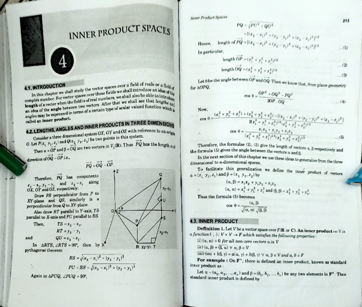 Inner Product Spaces: Concepts and Applications in R^n (Math 214) - Studocu