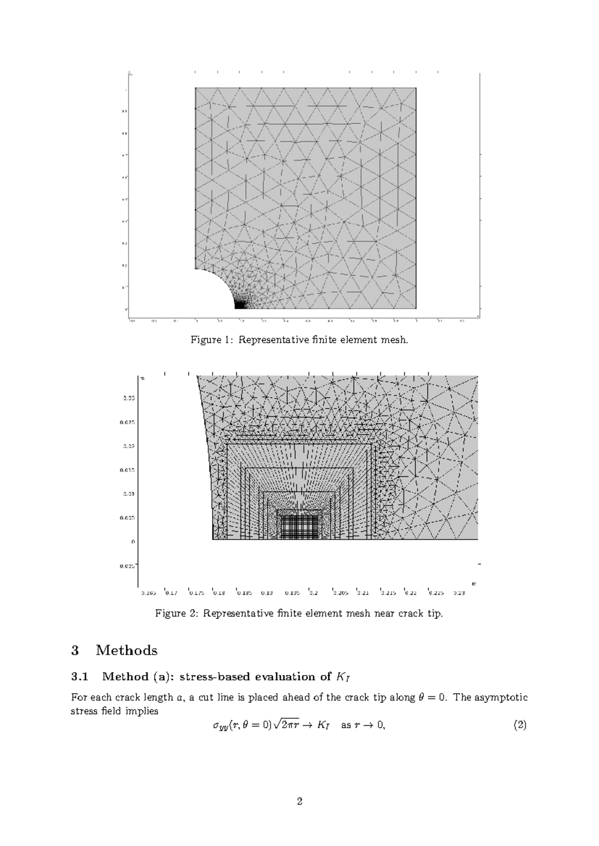 Finite Element Analysis of Cracked Plate: Methods & Results (Brott 1 ...