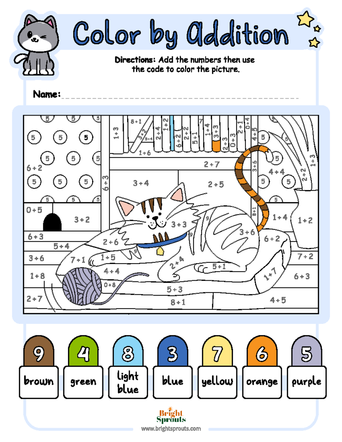 Color Addition by Number Directions: Add & Color the Picture - Studocu