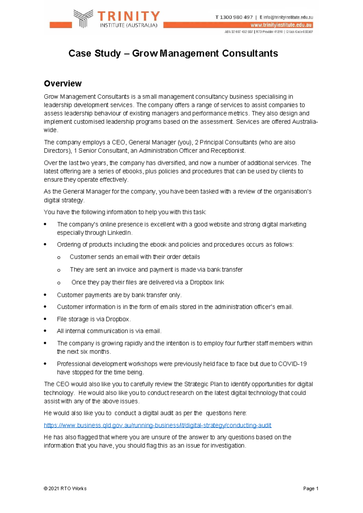 Case Study: Digital Strategy Review for Grow Management Consultants ...