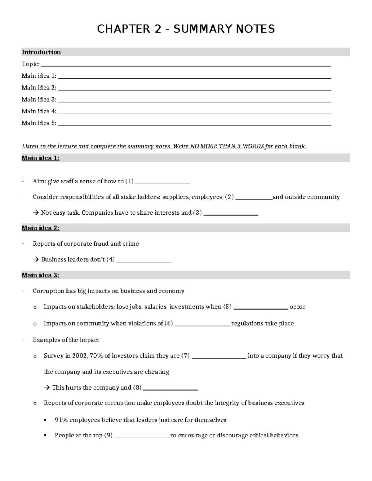 CHAPTER 2 - SUMMARY NOTES (Updated 2020) - Studocu