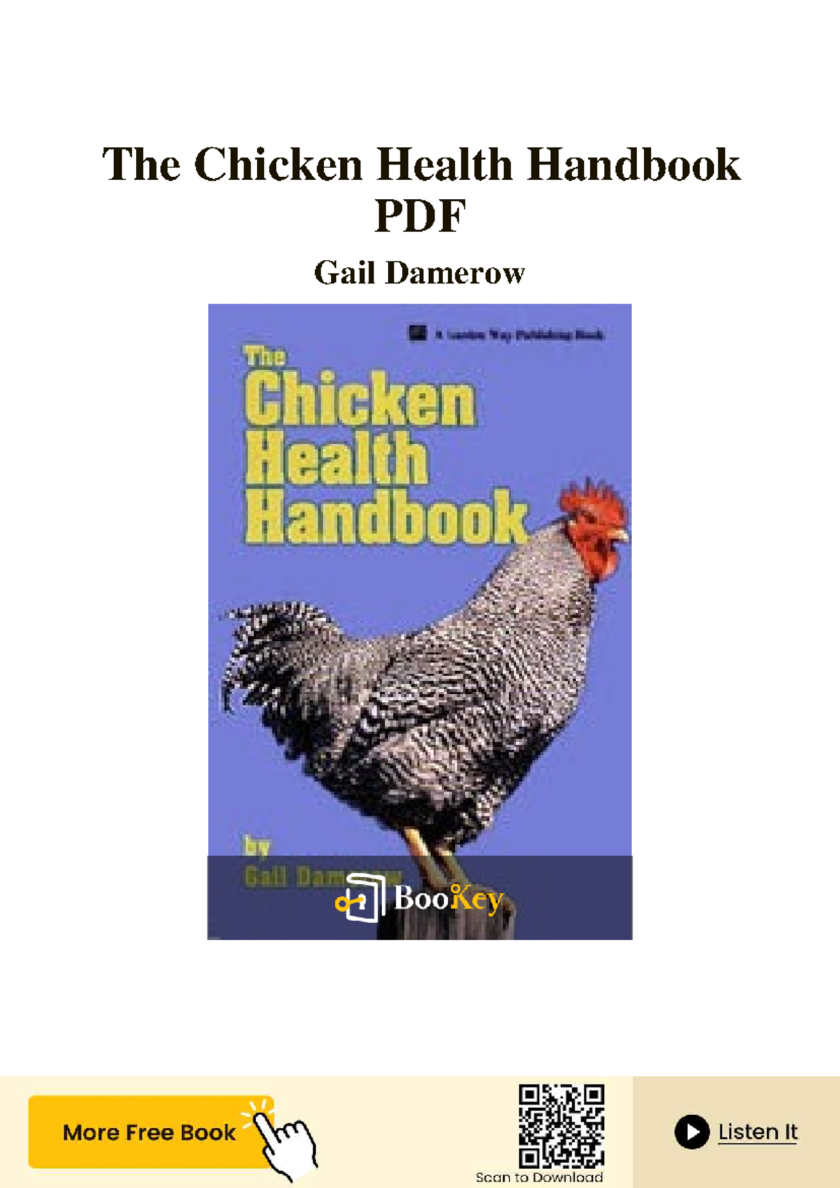The Chicken Health Handbook (Course Code: CHH101) - Essential Care for ...
