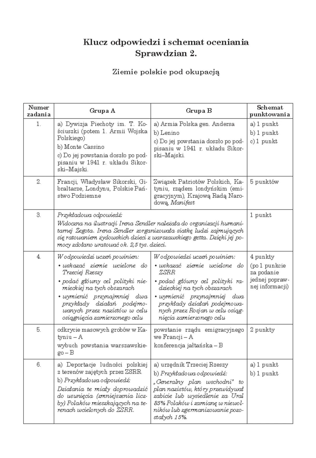 Sprawdzian Nowa Era W Początki Opozycji Demokratycznej W Polsce www.studocu.com
