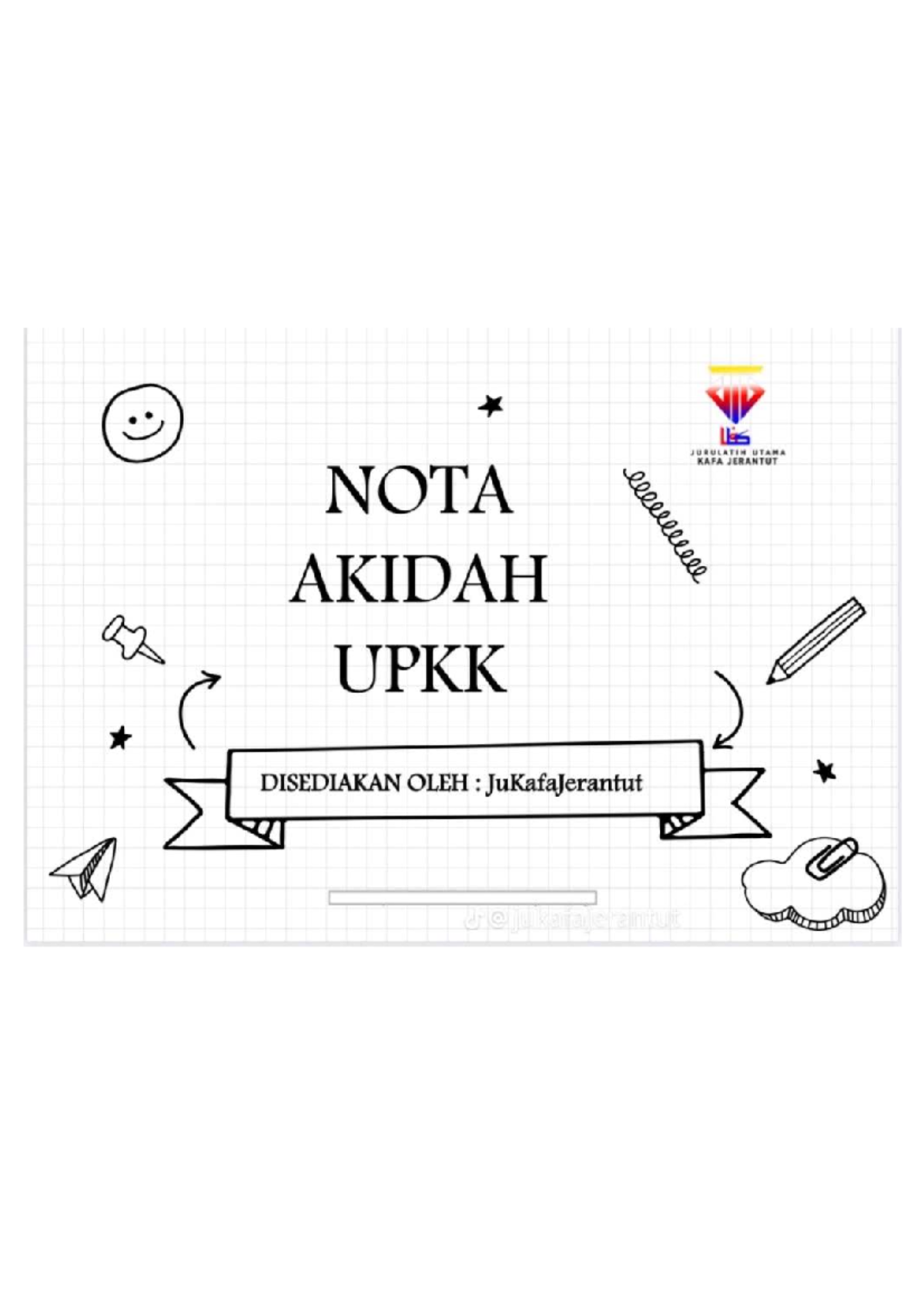 Nota akidah UPKK 2025: Sifat rasul dan beriman kepada Allah - Document Preview