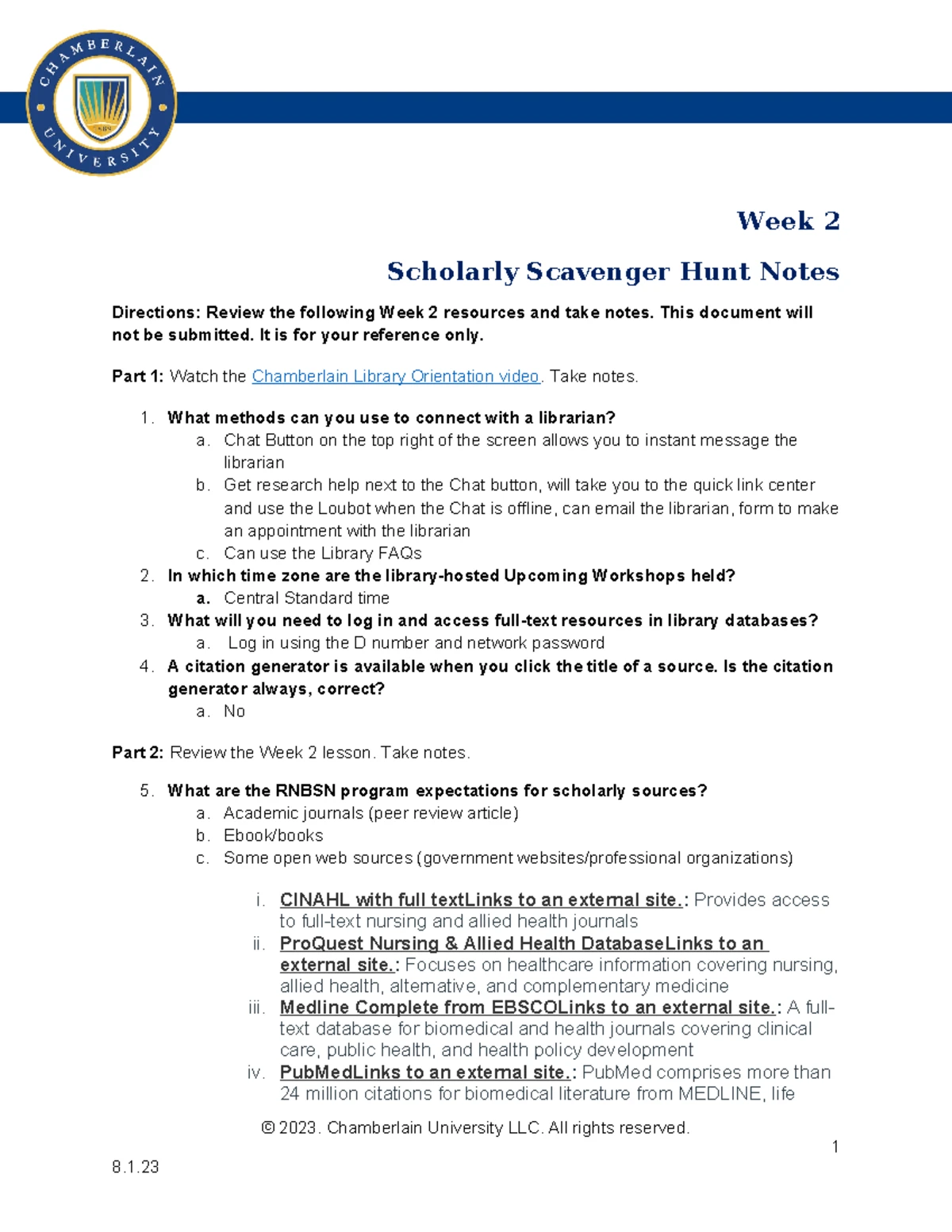 NR351 Week 4 Professional Paper Worksheet Template Guide - Studocu