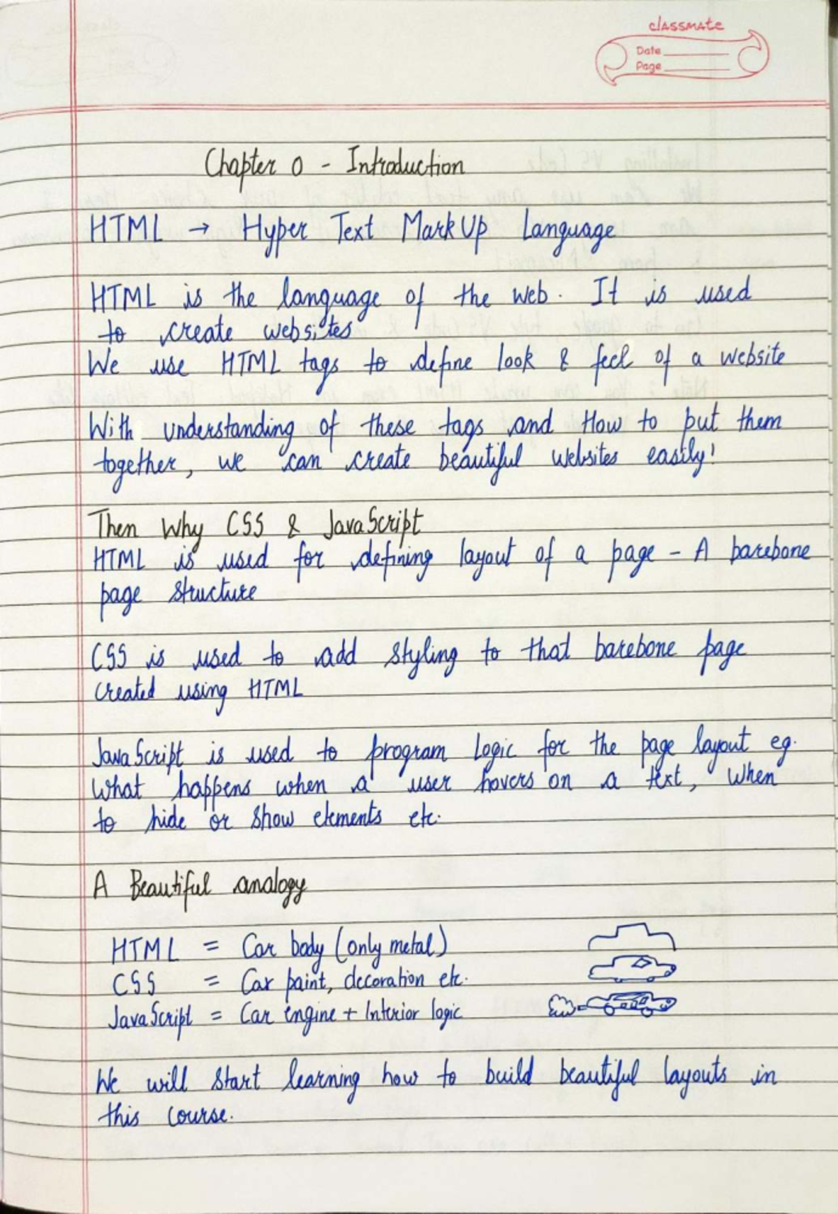 CSE Course: Chapter 0 - Introduction to HTML and Web Design Basics ...