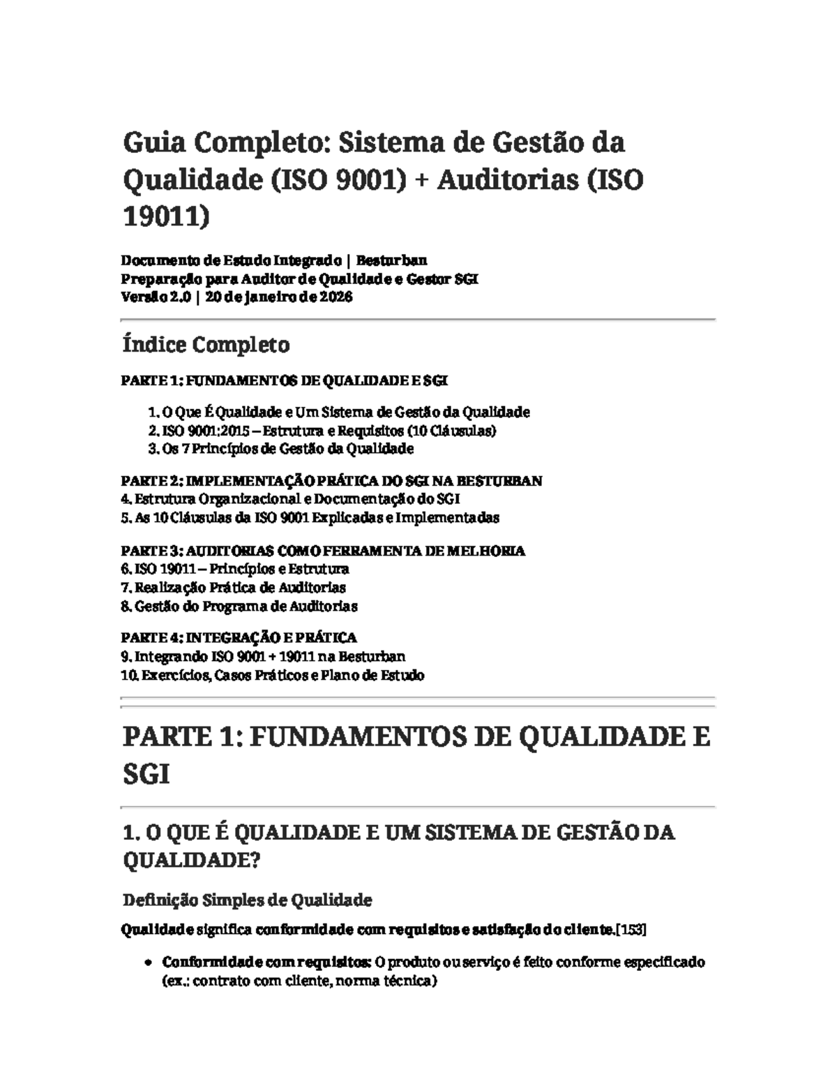 Guia Completo para Auditoria de Qualidade: ISO 9001 e 19011 - Studocu