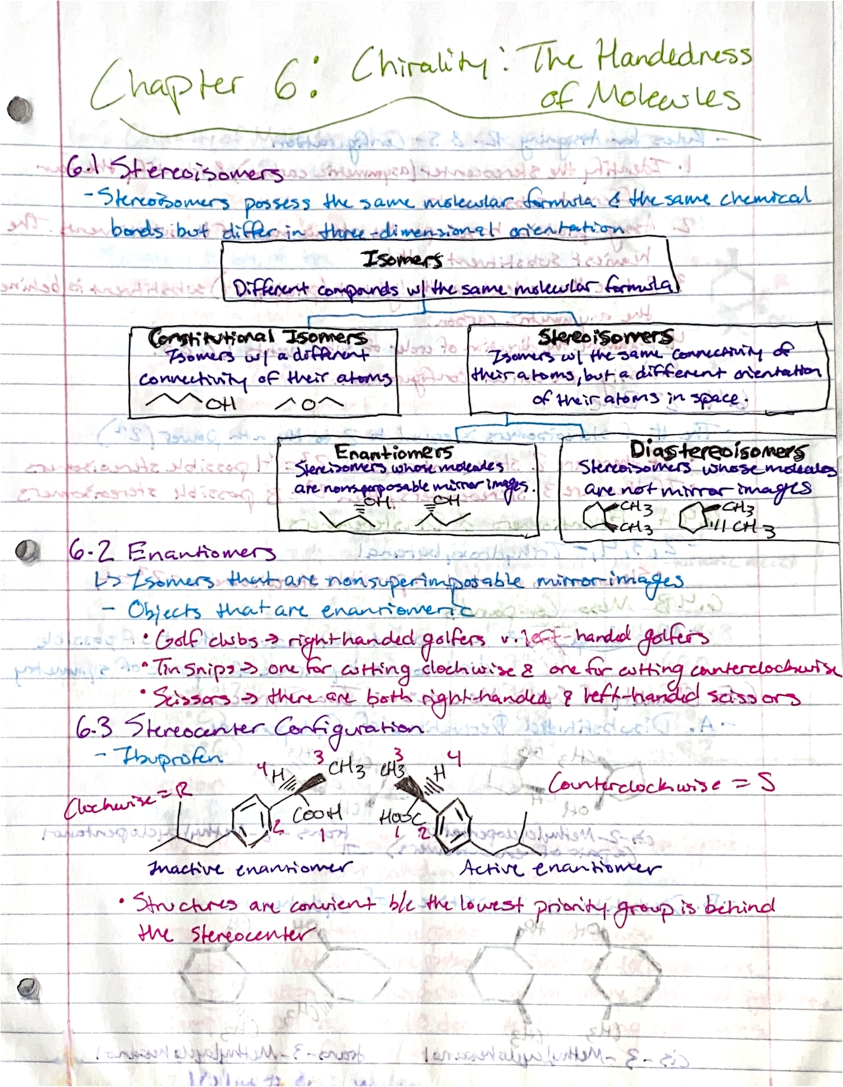 Chapter 6: Chirality and the Handedness of Molecules Explained - Studocu