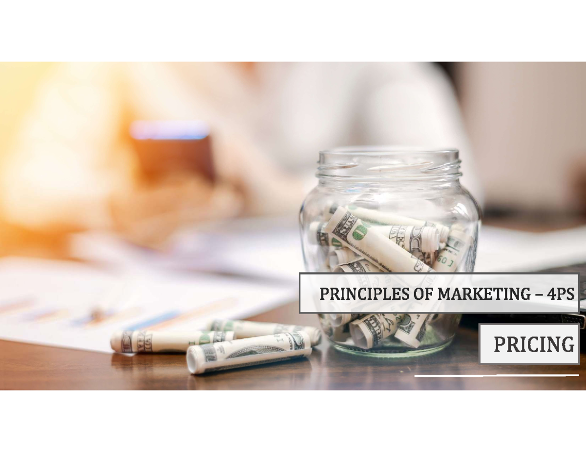 Slide W7 PMK Spring 2026: Understanding Pricing Strategies and Customer ...