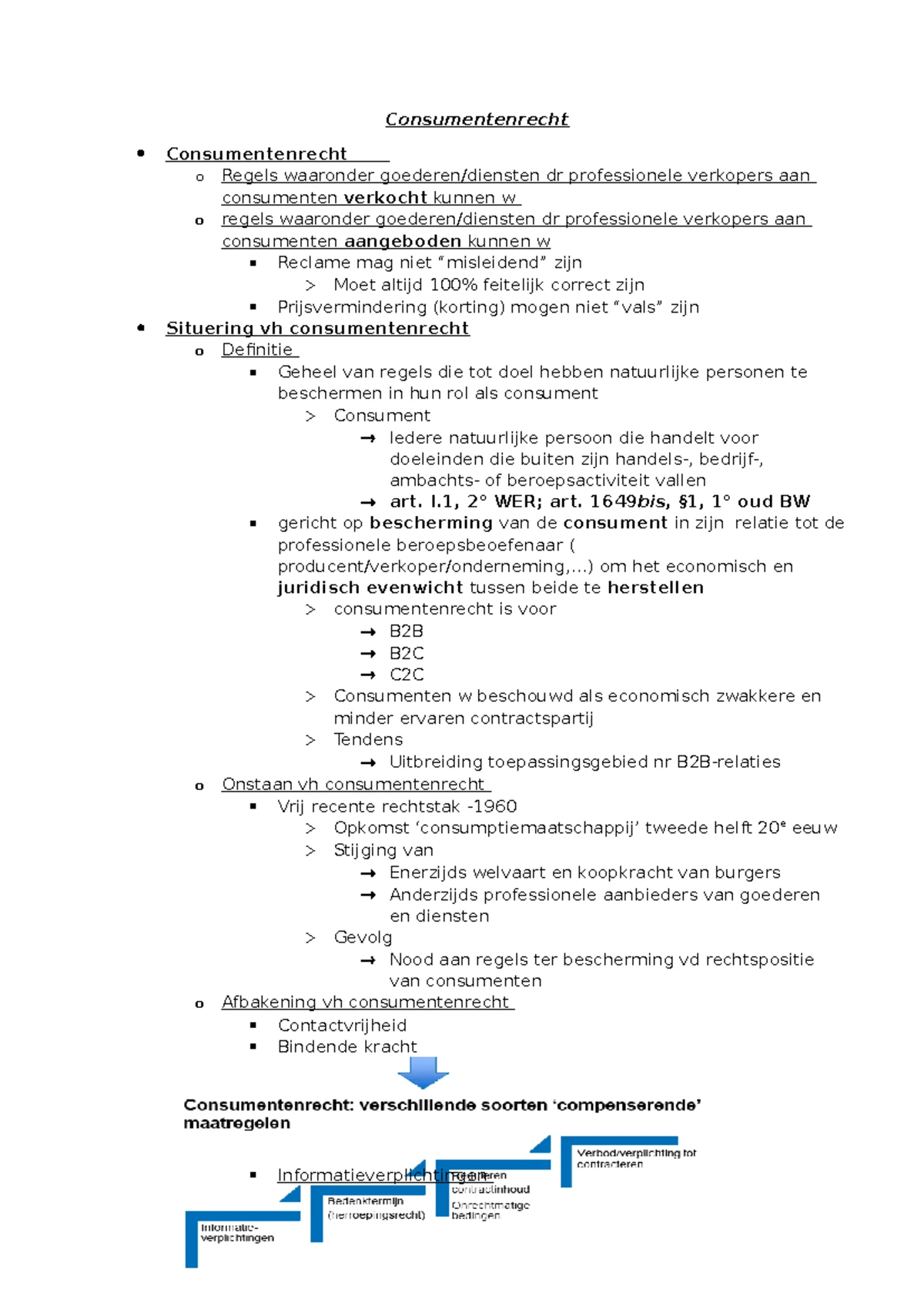 Oefeningen Consumentenrecht - OEFENINGEN CONSUMENTENRECHT Deel 2 ...