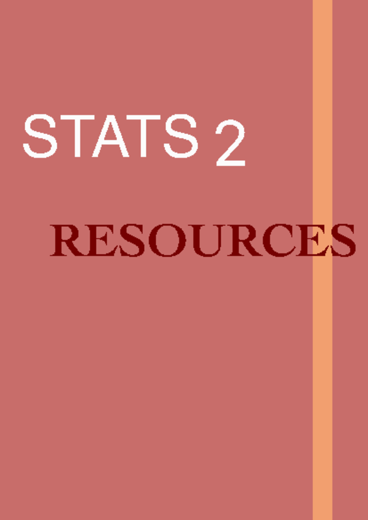 Stats 2 Skolomindo - formula sheet and all tables needed for midterm ...