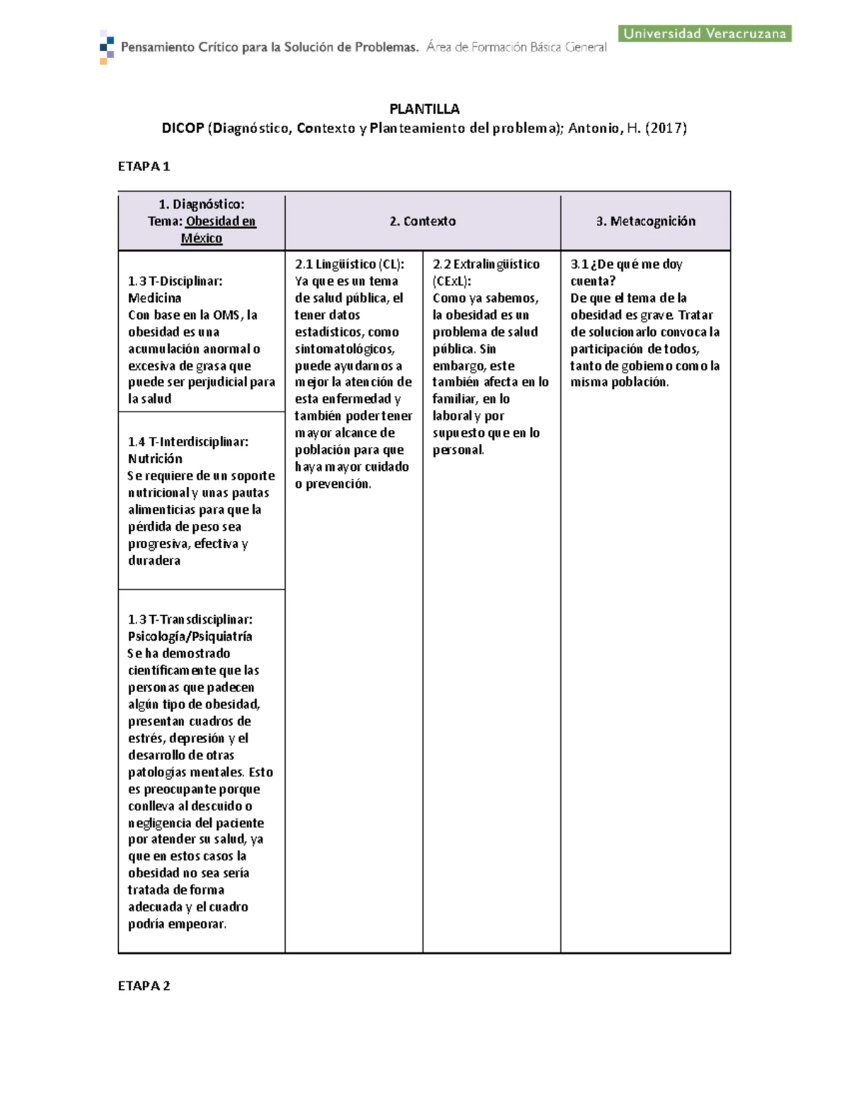 Bitacora COL 1 ejemplo - BITÁCORA COL Modelo propuesto por Ariel ...