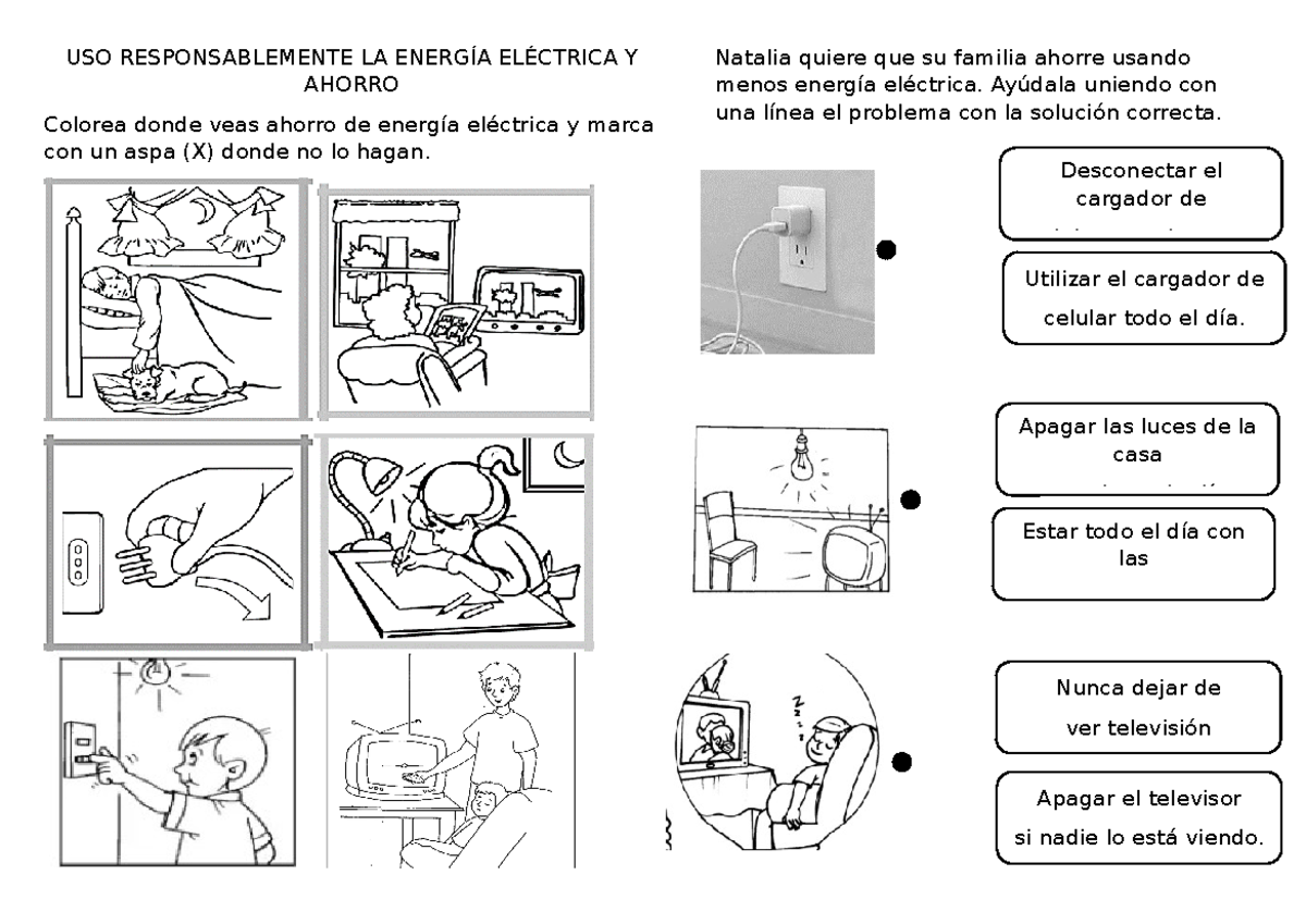 Hojas De Trabajo De Electricidad Para Cuarto Grado “Detectives Del
