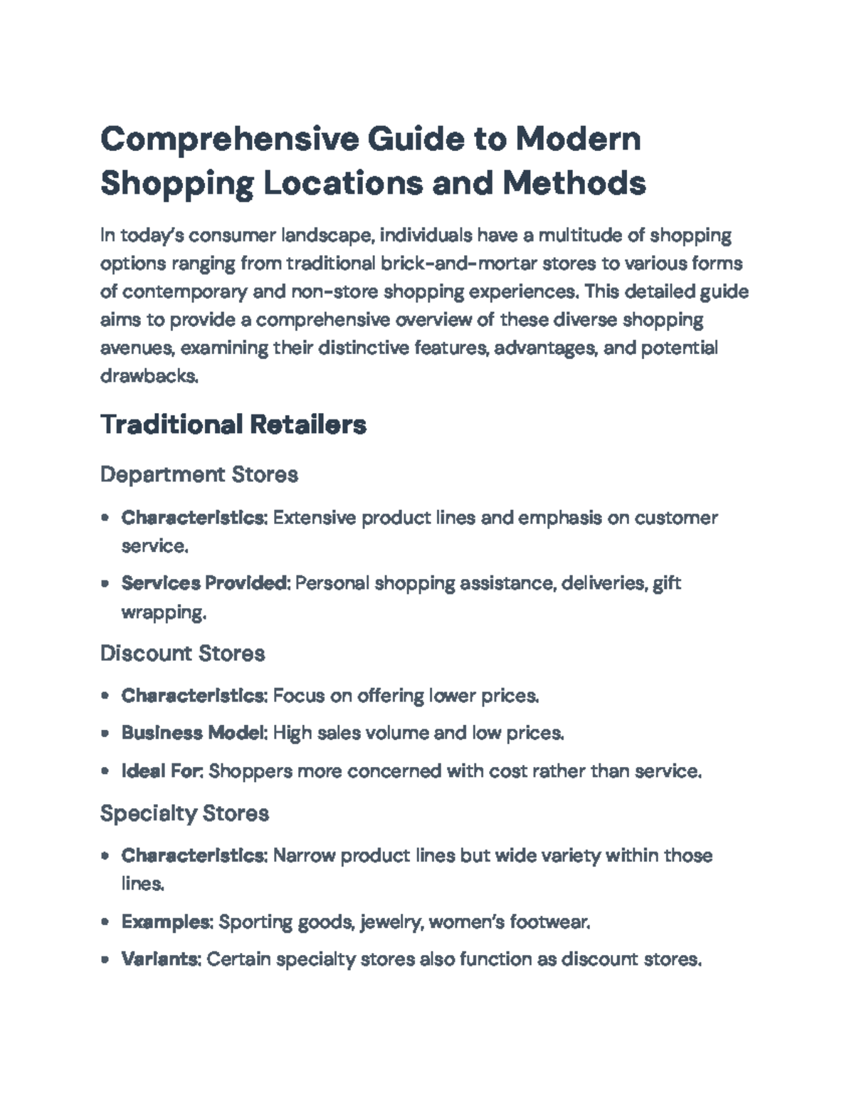 Exploring Shopping Methods: A Comprehensive Guide to Retail Options ...