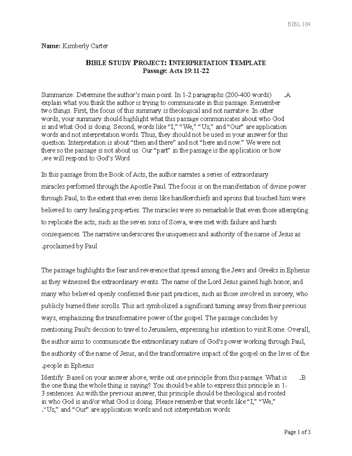 bibl-104-bible-study-project-acts-19-interpretation-insights-studocu