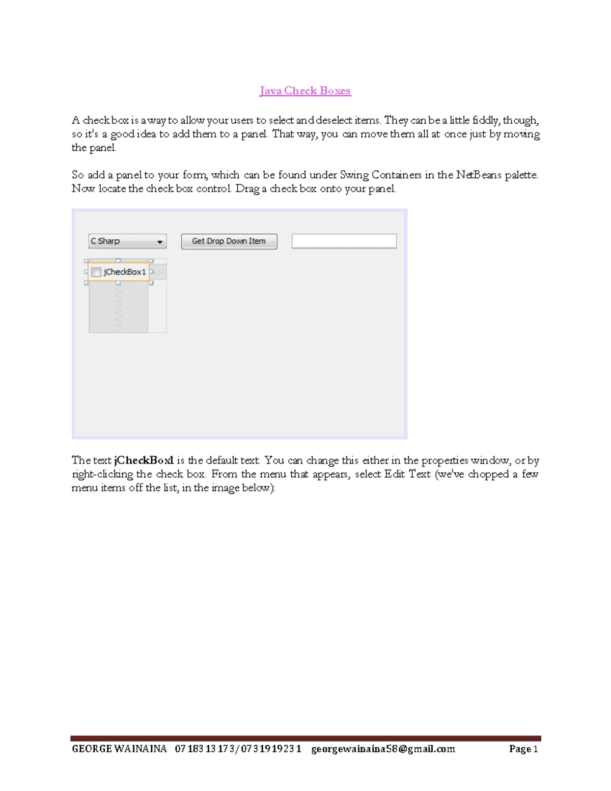 Control Flow in Java - Structs, Selection & Loop Statements (CS101 ...