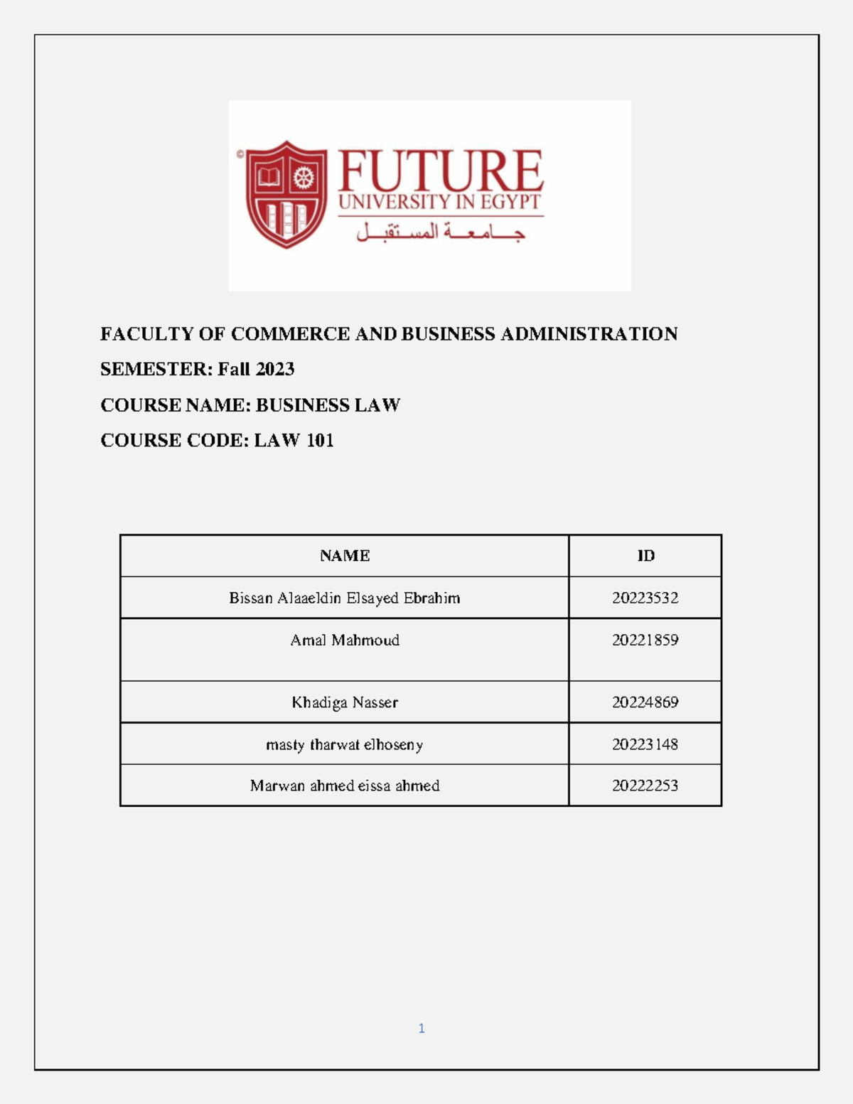 LAW 101: Offer and Acceptance in Contract Formation - Fall 2023 - Studocu
