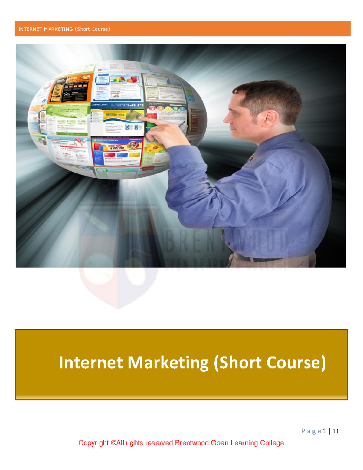 1608546846 Internet Marketing - P a g e 1 | 11 Internet Marketing ...
