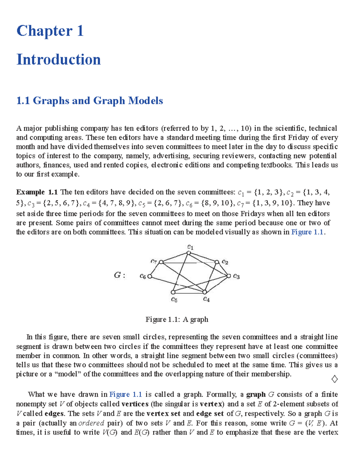 Introduction to Graphs - Course FIBONACCI (QWURGXFWLRQ FRPPLWWHHV ...