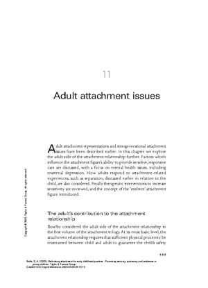 Romantic Love as an Attachment Process: Insights from Attachment Theory ...