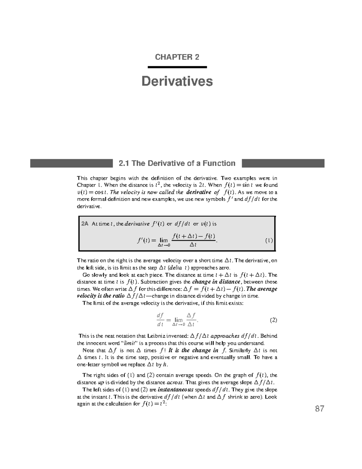 Mitres 18 001 F17 Chapter 2 - Derivatives and Their Applications - Studocu