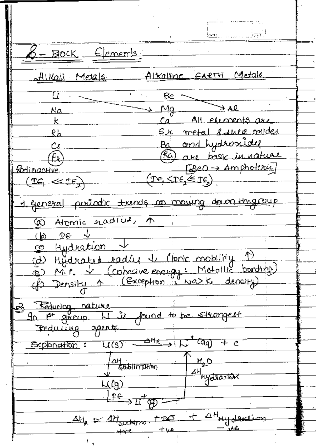P-Block -02 - Hand written notes of class 11 chemistry Topic :- p-Block ...