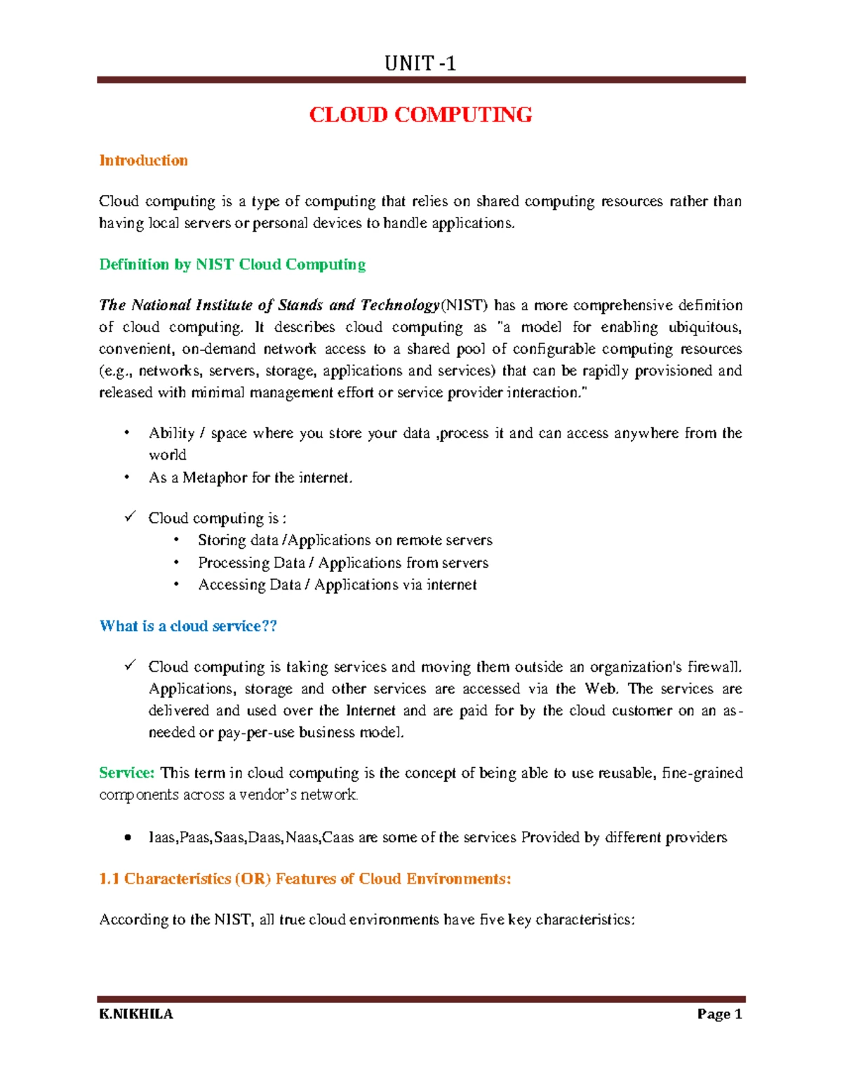 Unit 4 - CC Notes on Storage Systems and Distributed File Systems - Studocu