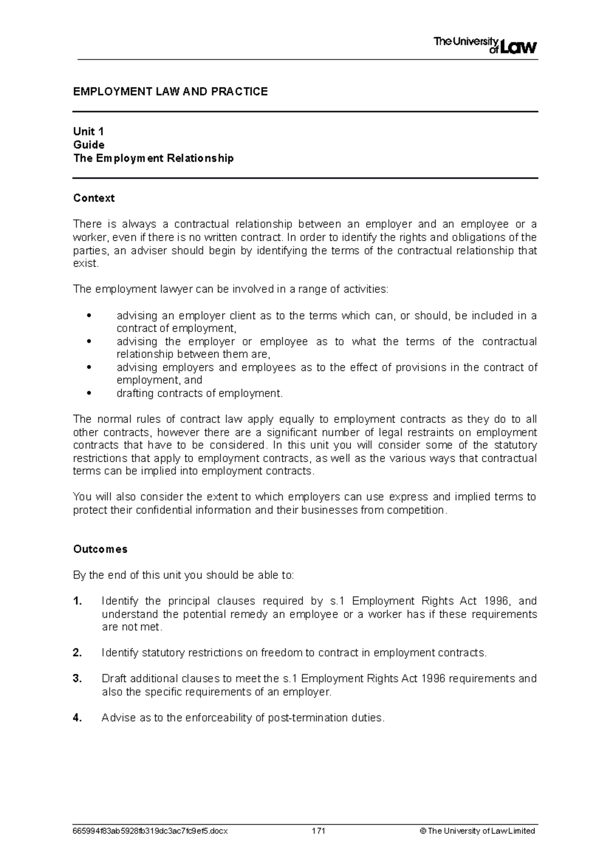 Employment Law Workshop 1: Understanding Employment Contracts and ...