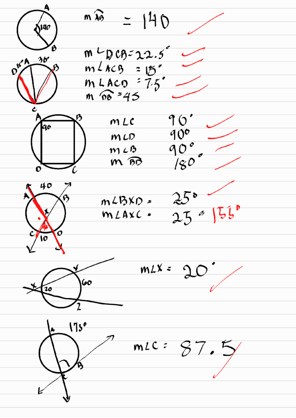 Circle - Activity - mathematics in the modern world - A m AB X140 = 140 ...