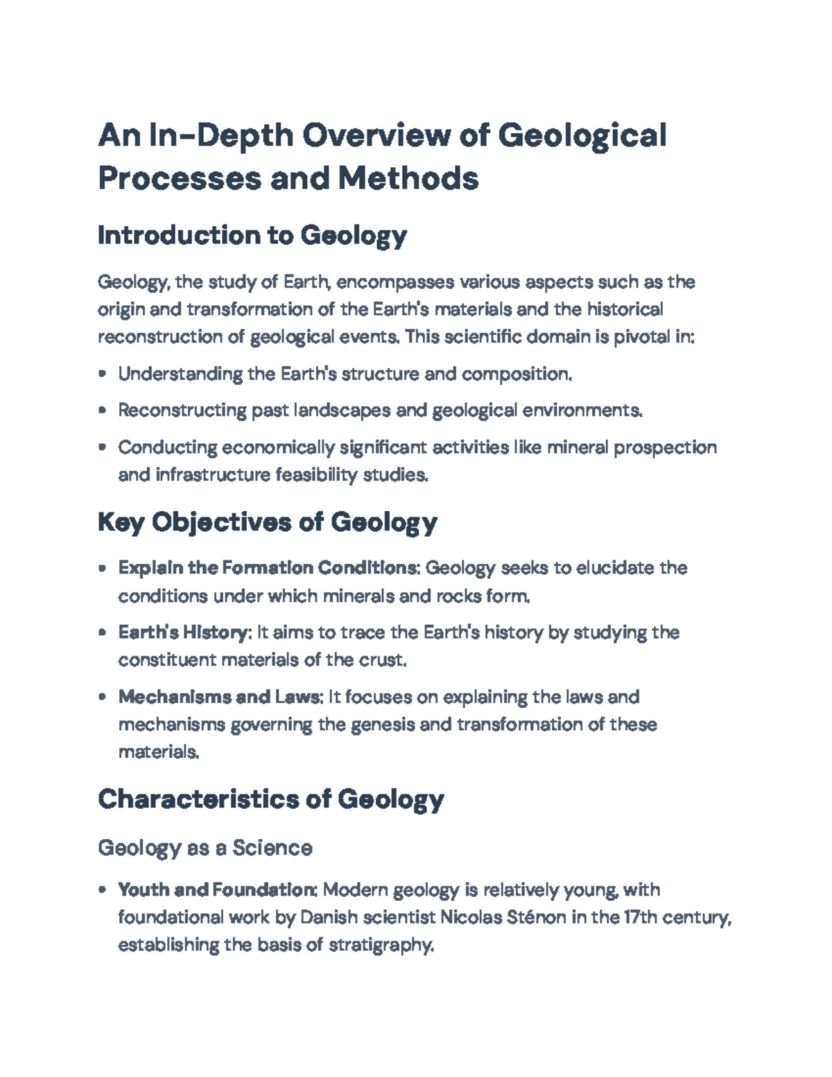 Geology 101: Comprehensive Overview of Geological Processes and Methods ...