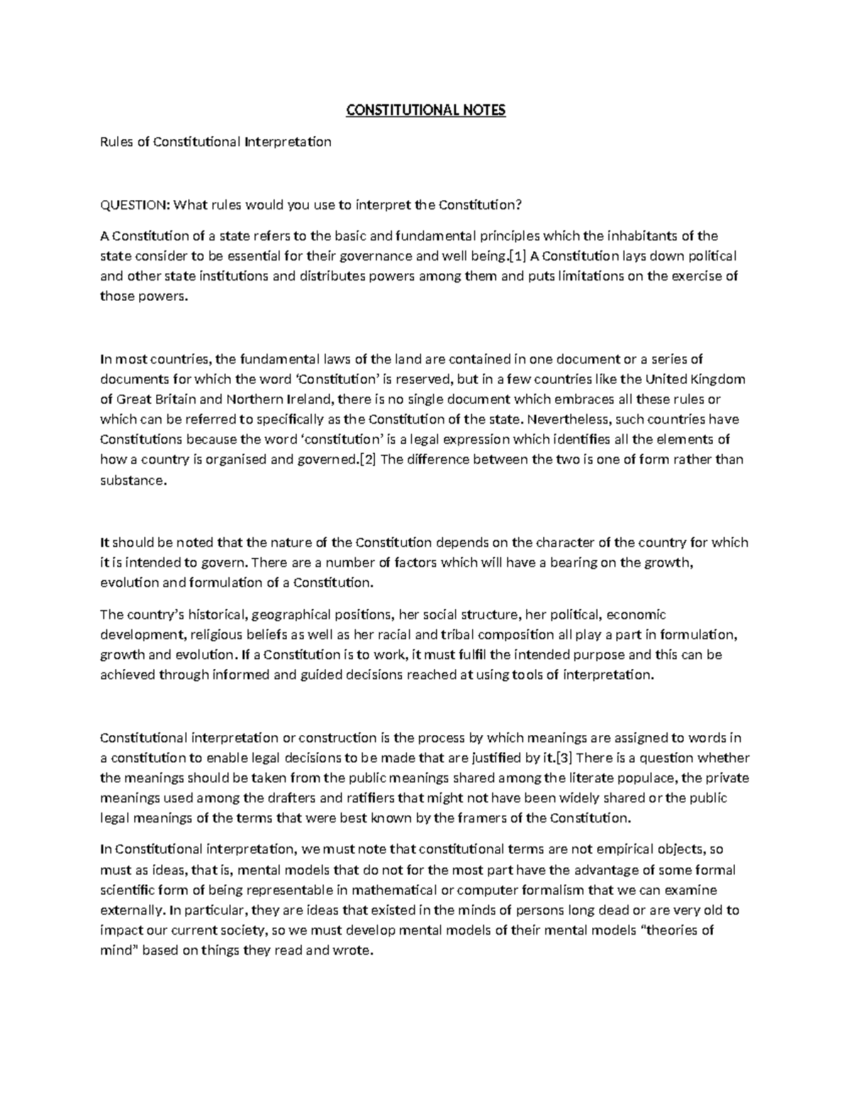 Jorvans Constitutional Notes: Principles & Interpretation Guidelines ...