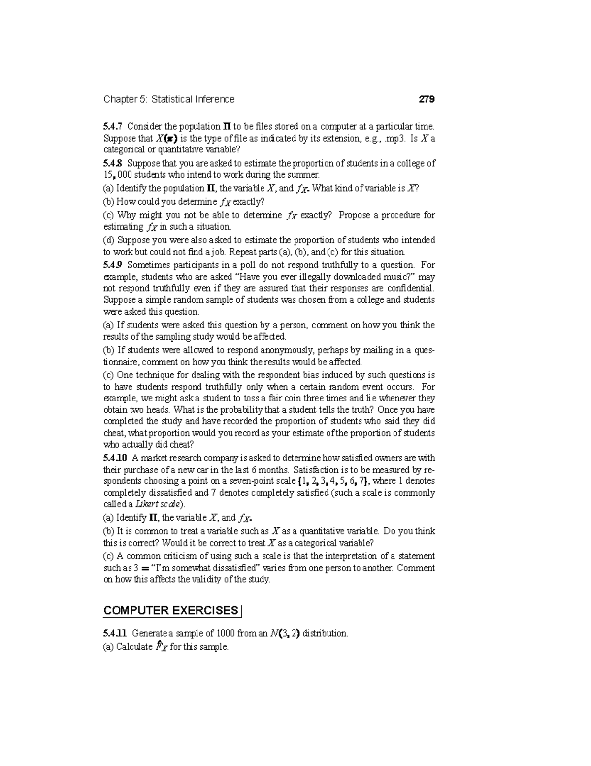 Book – Part 147 - Calculus notes summary - Chapter 5: Statistical ...