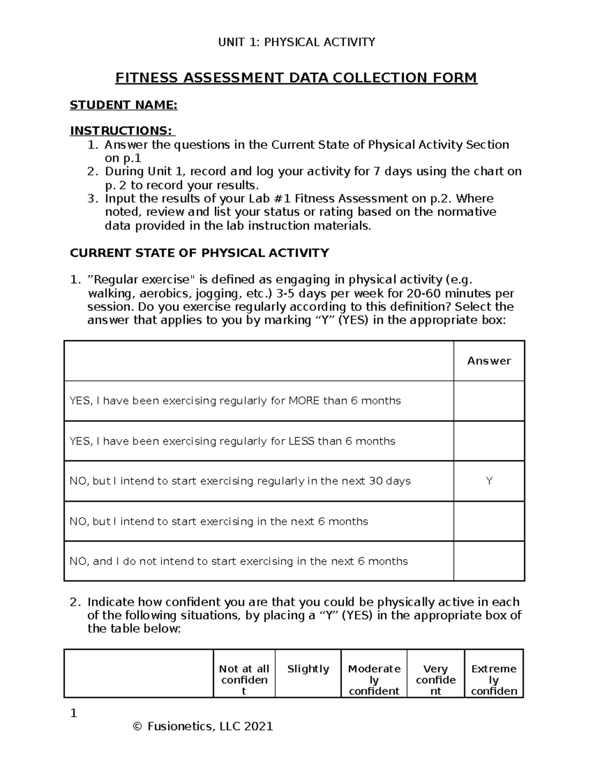 Unit1Fitness Assessment Data Collection Form-211214-135306 - UNIT 1 ...