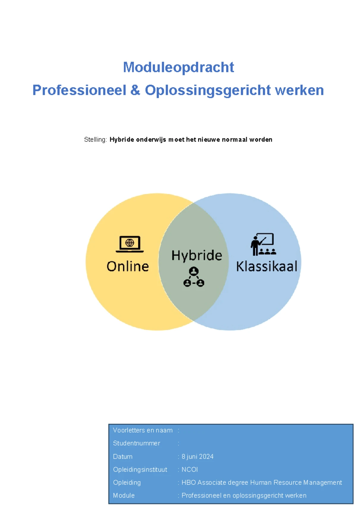 Moduleopdracht HBO Associate Degree Bedrijfskunde: Cryptocurrencies  Verboden? - Studeersnel