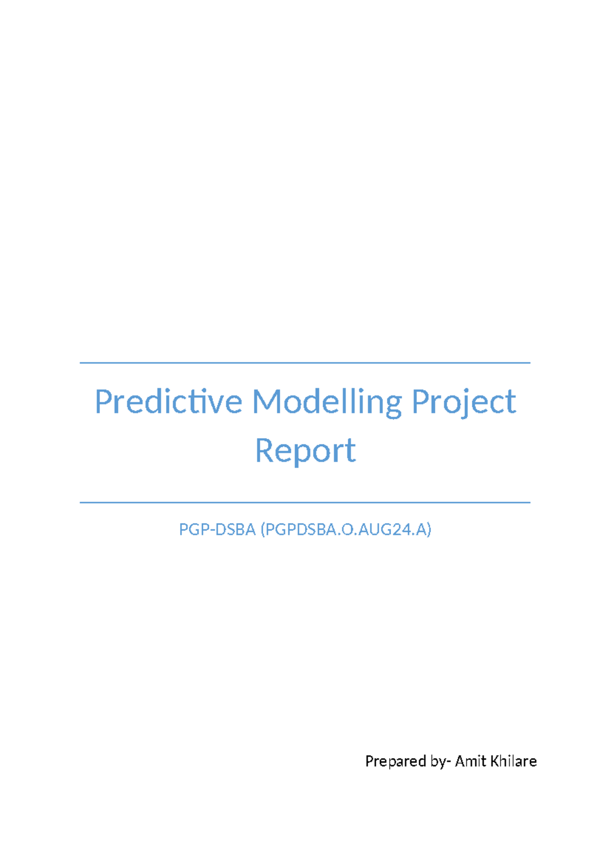 Predictive Modelling for Used Devices: Project Report (PGPDSBA.O.AUG24 ...