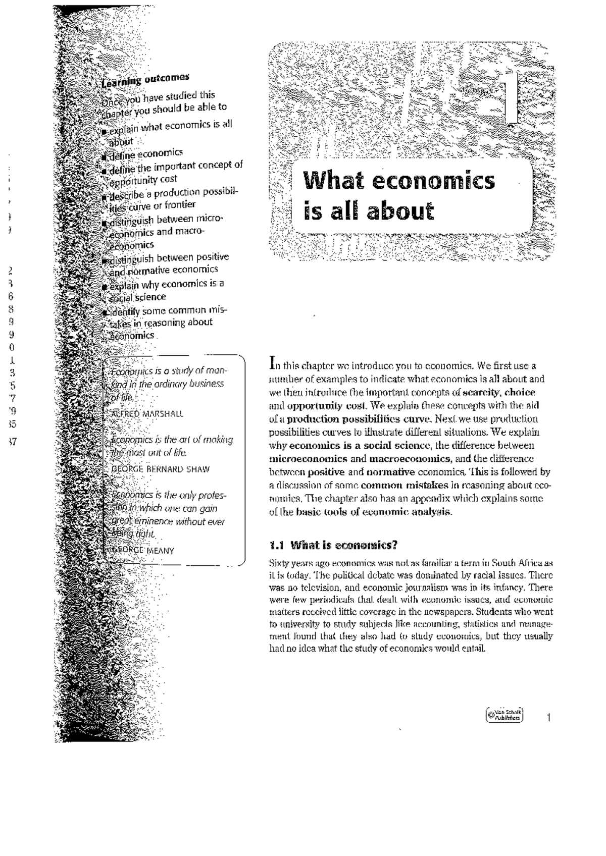 Final Exam Study Guide for Course CODE 101: Economics Concepts and ...