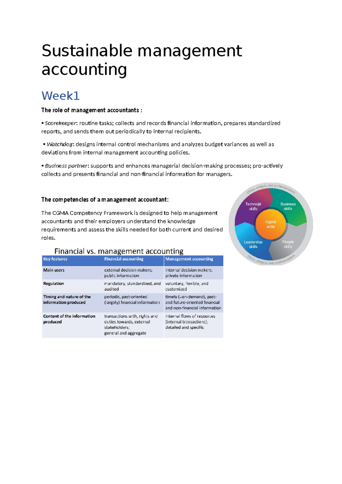SMA Midterm Summary: Key Concepts in Sustainable Management Accounting ...