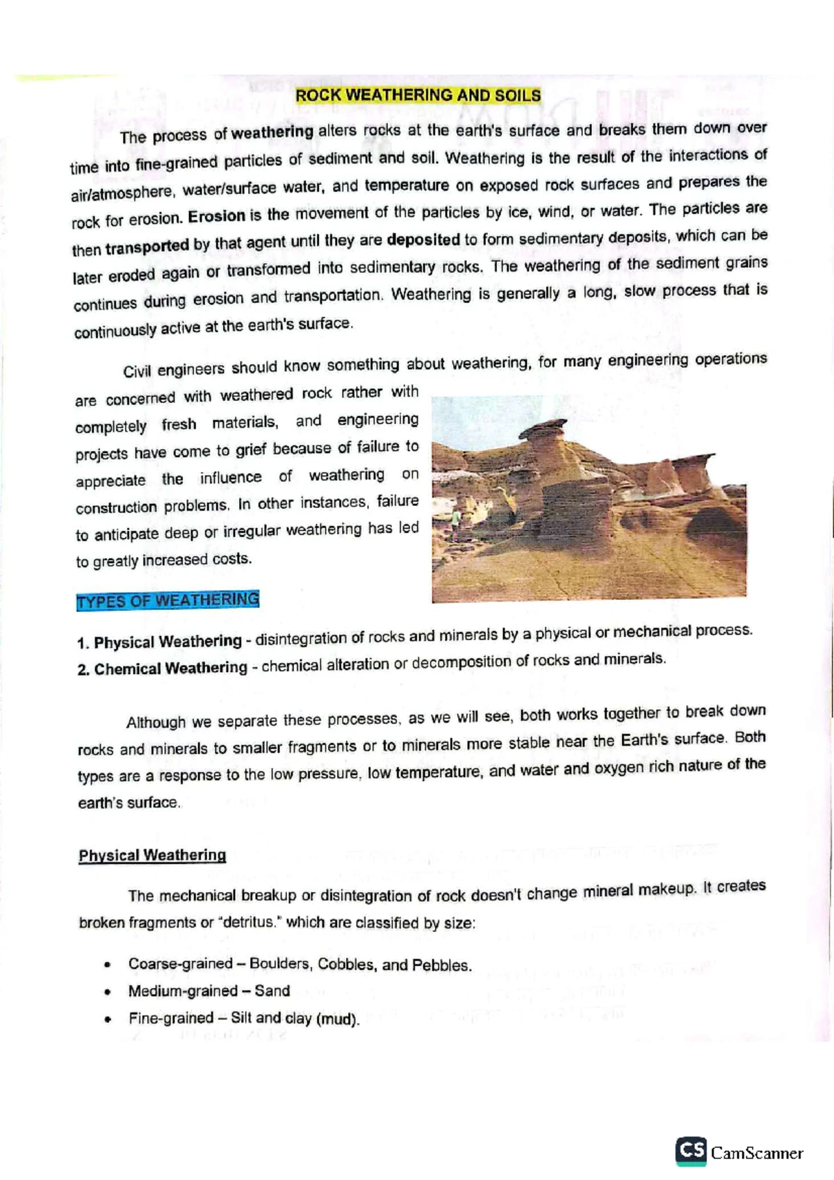 ENGG 101: Engineering Geology - Introduction and Importance for Civil ...