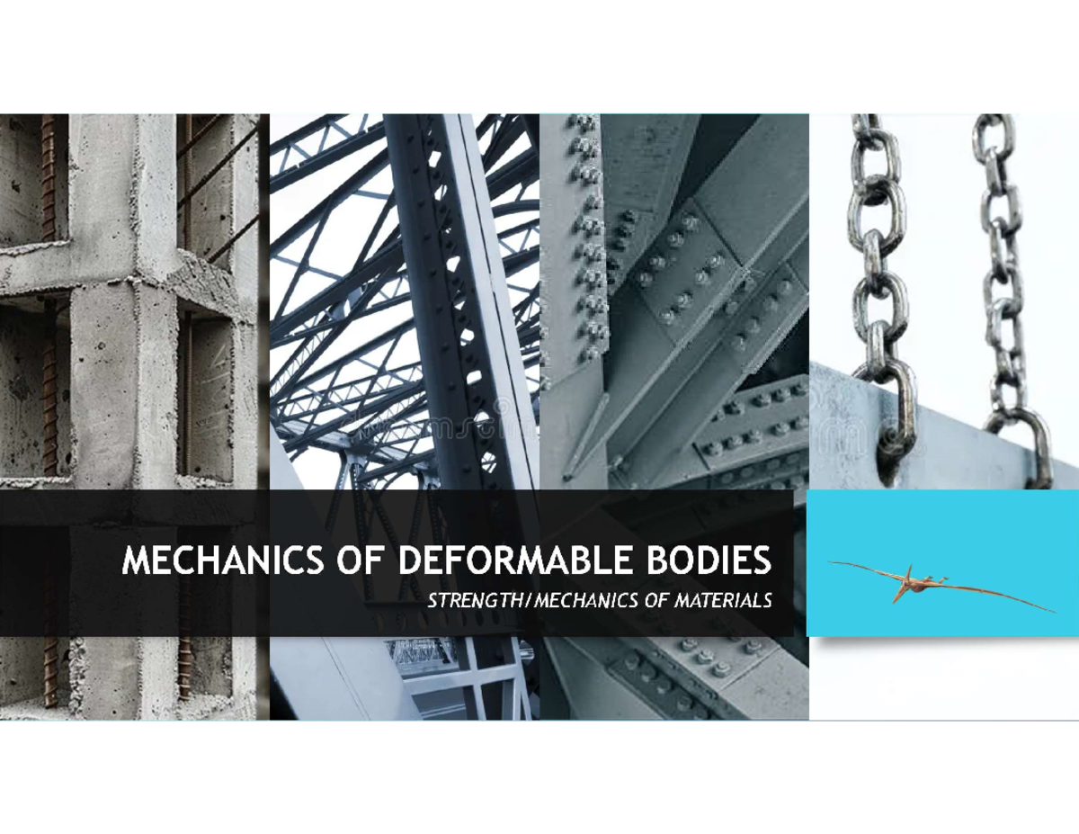 MDB-PPT1: Mechanics of Deformable Bodies - Introduction to Engineering ...
