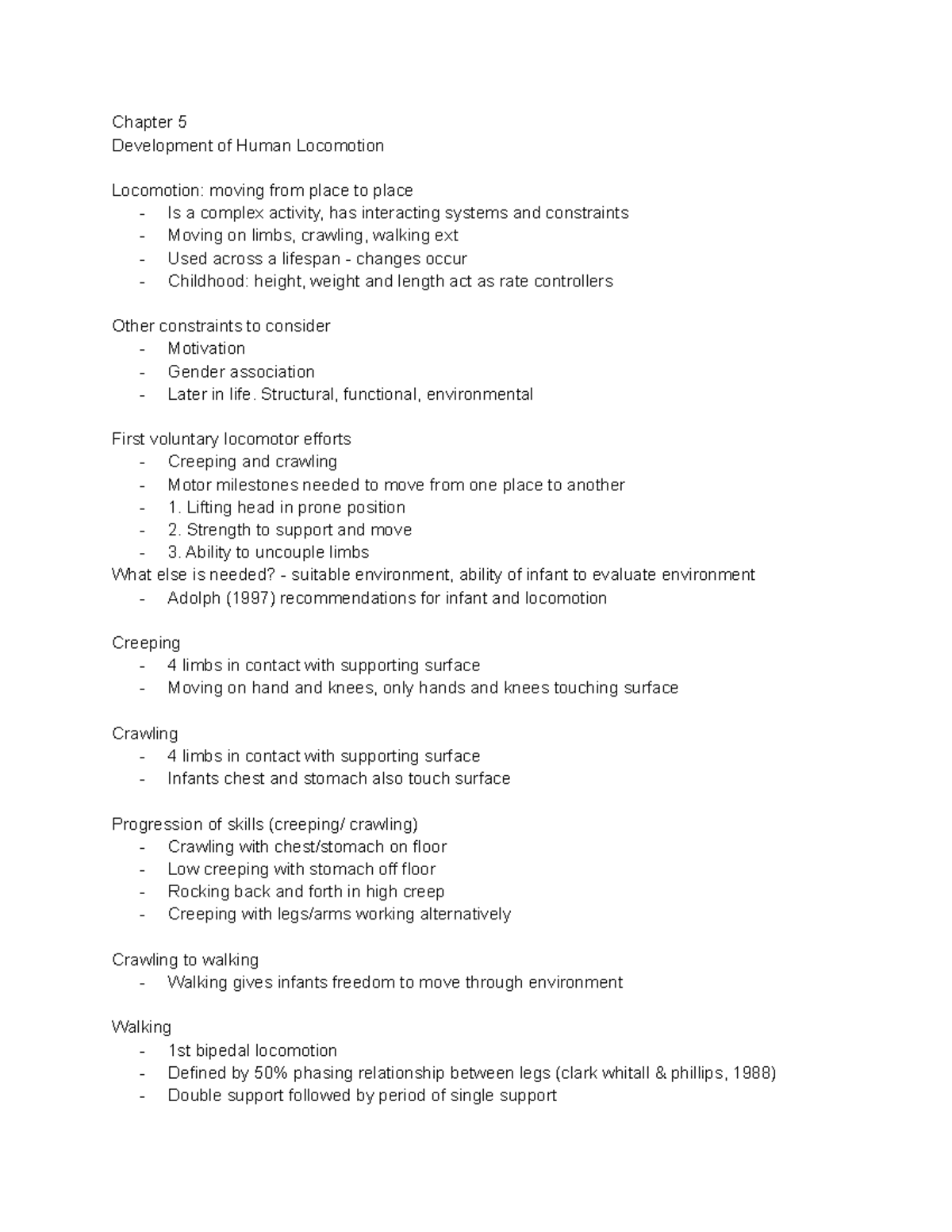 Motor Development pt 2: Exam Study Guide with Answers & Topics - Studocu