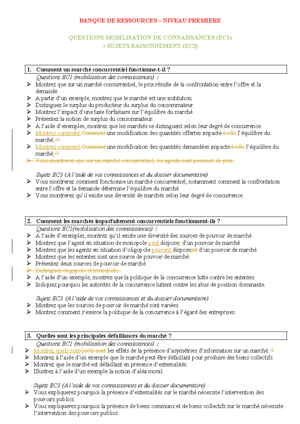 Tous les chapitres de 1ere - BANQUE DE RESSOURCES – NIVEAU PREMIERE ...