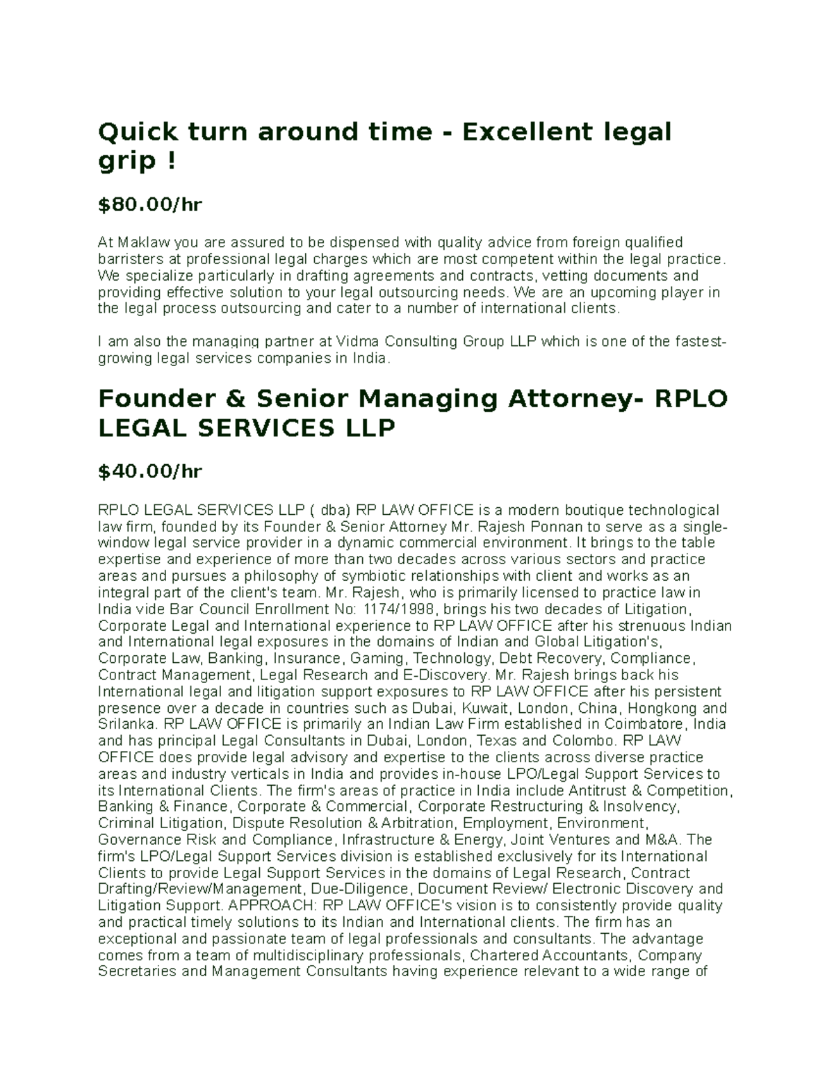 Company Law ULC Lecture Notes on Legal Services and Market Overview ...