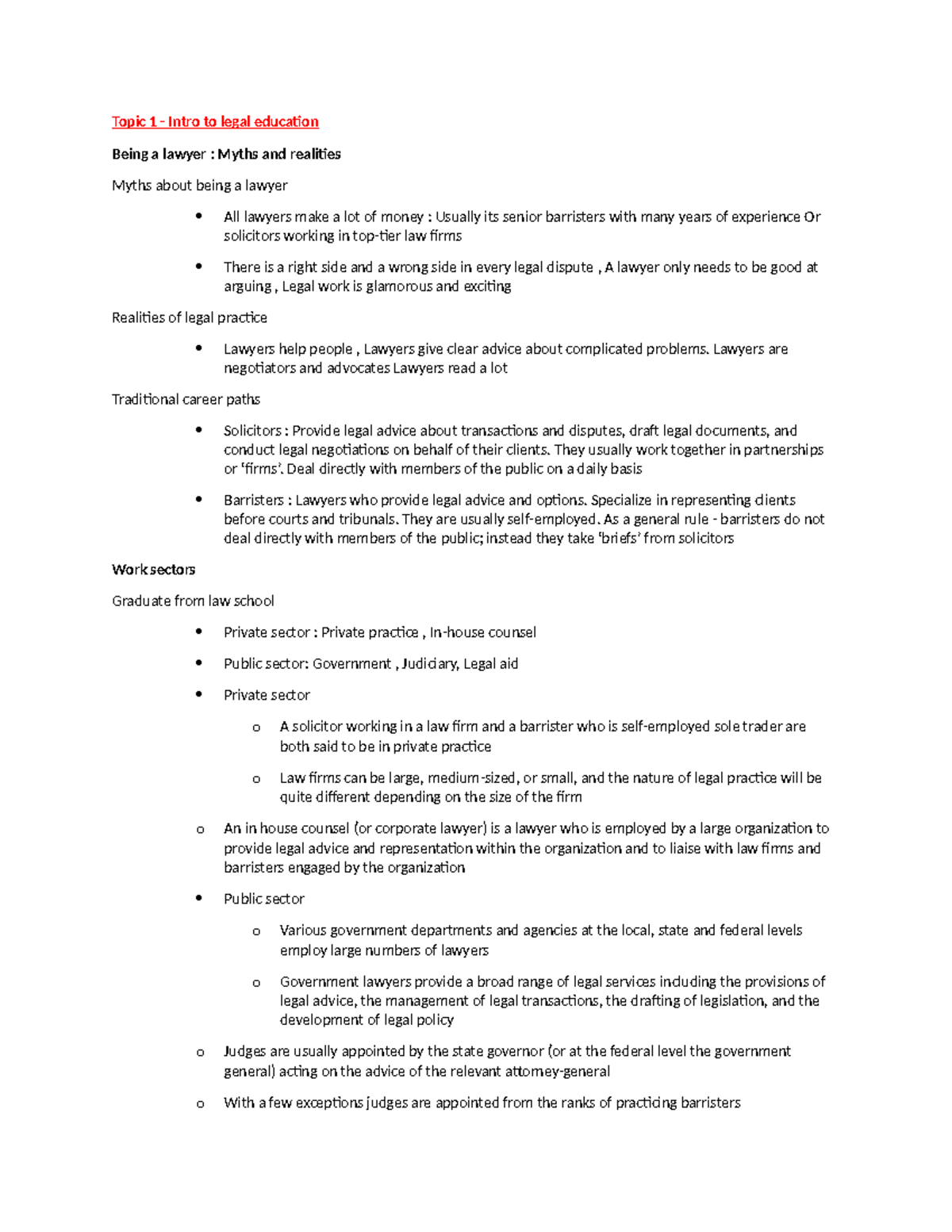 LLB Exam Notes: Intro to Legal Education & Key Legal Theories - Studocu