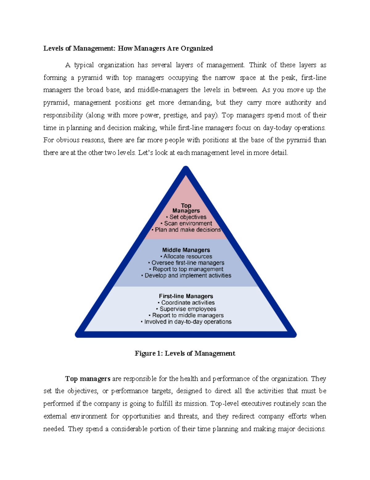 Levels of Management: Understanding Hierarchy and Roles in ...