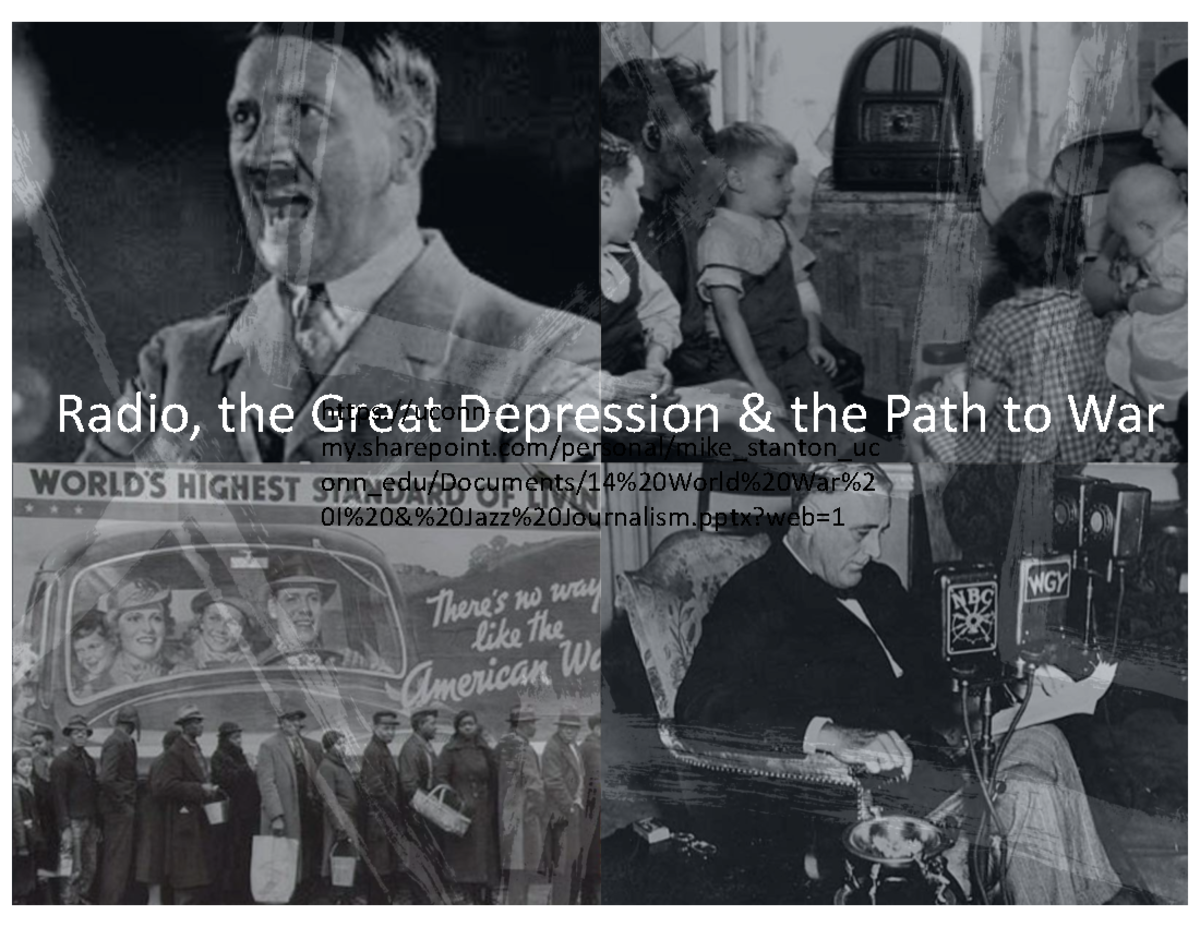 FDR's New Deal & Radio's Impact: A Review of Chapter 9 Insights - Studocu